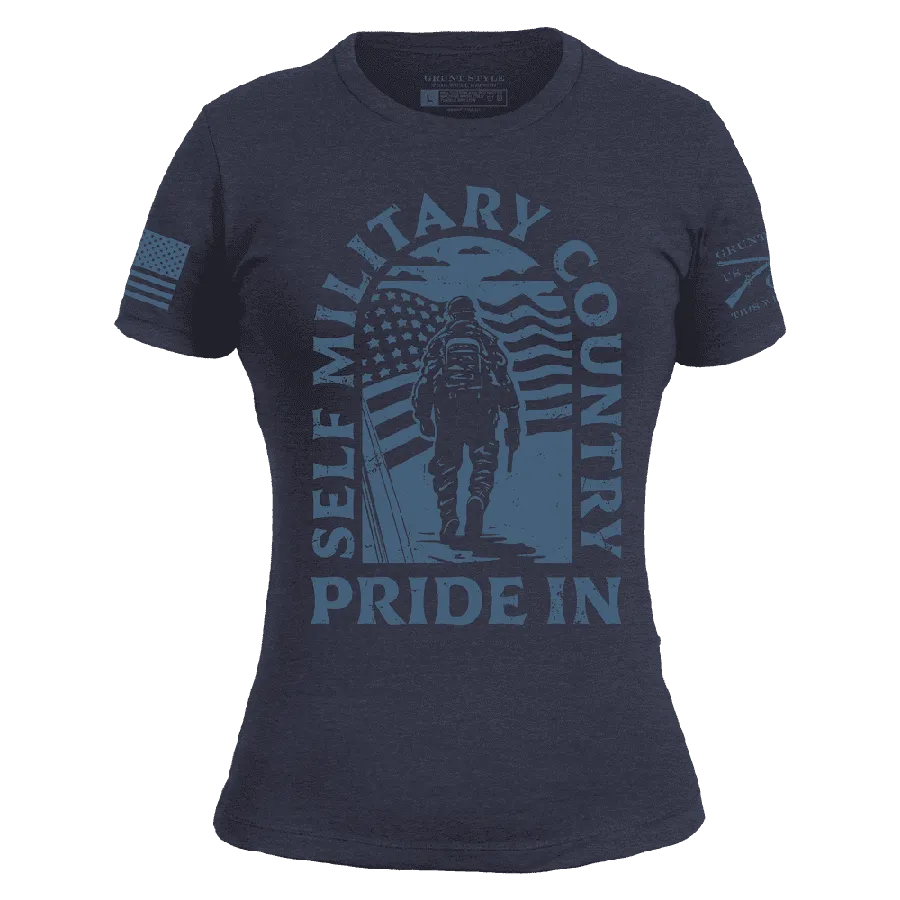 Women's Patriot March Slim Fit T-Shirt - Midnight Navy