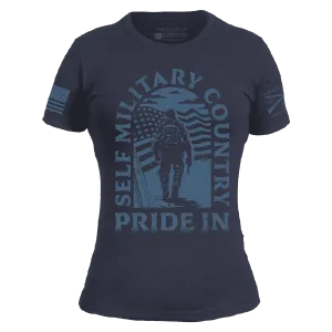 Women's Patriot March Slim Fit T-Shirt - Midnight Navy